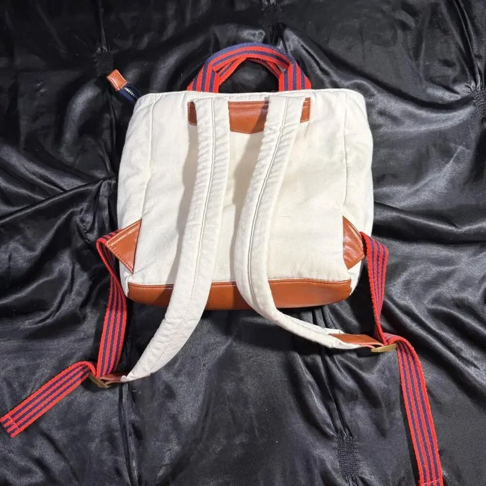 Universal thread white canvas backpack